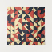 Abstract geometrisch: computationele kunst. wandkleed (Voorkant (horizontaal))