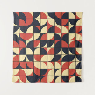 Abstract geometrisch: computationele kunst. wandkleed