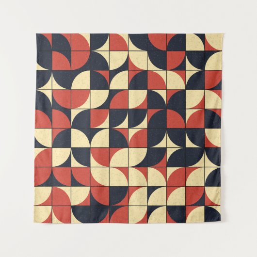 Abstract geometrisch: computationele kunst. wandkleed (Voorkant)