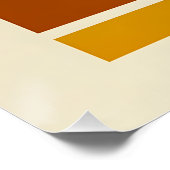 Abstract geometrisch De Middeleeuwse Modern Perfect Poster (Hoek)