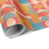 Abstract geometrisch: document textuur cadeaupapier (Rol Hoek)
