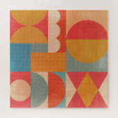 Abstract geometrisch: document textuur legpuzzel (Horizontaal)