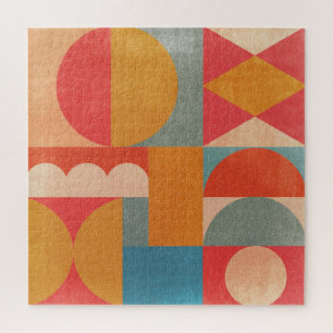 Abstract geometrisch: document textuur legpuzzel