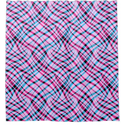 Abstract, geometrisch douchegordijn (Voorkant)