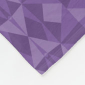 Abstract geometrisch driehoekpatroon fleece deken (Hoek)