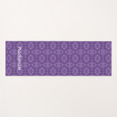 Abstract geometrisch driehoekpatroon yogamat (Voorkant (horizontaal))