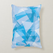 Abstract geometrisch driehoekspatroon accentkussen accent kussen (Voorkant(Verticaal))