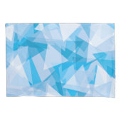 Abstract geometrisch driehoekspatroon | Kussensloo Kussensloop (Voorkant-Links)