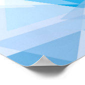 Abstract geometrisch driehoekspatroon | Poster (Hoek)