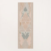 Abstract Geometrisch Gefragmenteerd Ontwerp Yoga  Yogamat (Achterkant)