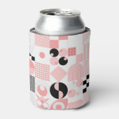 Abstract geometrisch: heldere  vormen blikjeskoeler (Blikje Voorkant)