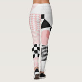 Abstract geometrisch: heldere  vormen leggings (Achterkant)