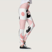 Abstract geometrisch: heldere  vormen leggings (Rechts)