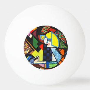 Abstract Geometrisch Kleurig Modernistisch Schilde Pingpongballen