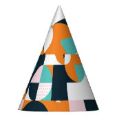 Abstract geometrisch: kleurrijk 3D-effect. Feesthoedjes (Links)