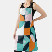 Abstract geometrisch: kleurrijk 3D-effect. Schort (Insitu)