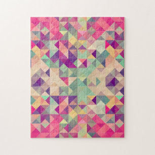 Abstract geometrisch legpuzzel