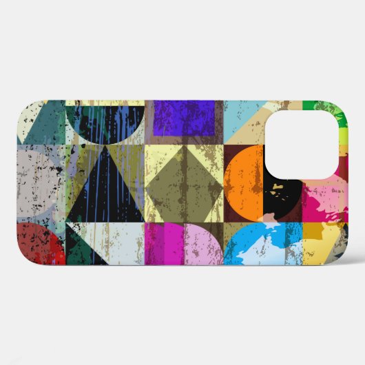 Abstract geometrisch: lijnen en spatten Case-Mate iPhone case (Achterkant (horizontaal))