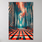 Abstract geometrisch Logo-Poster Poster (Voorkant)