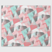 Abstract Geometrisch Modern Cadeaupapier (Vlak)