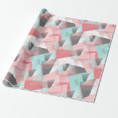 Abstract Geometrisch Modern Cadeaupapier (Uitgerold)