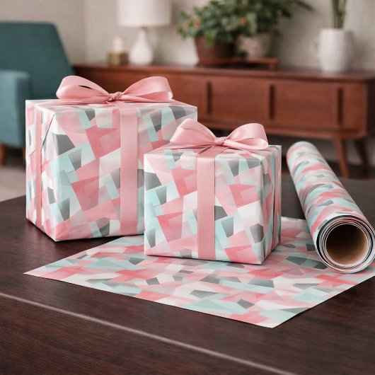 Abstract Geometrisch Modern Cadeaupapier
