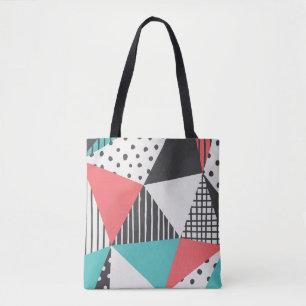 Abstract geometrisch: modern patroonontwerp. draagtas