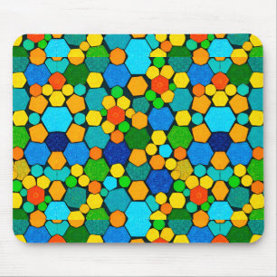 Abstract Geometrisch Mozaïekpatroon Muismat