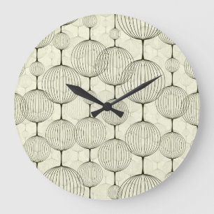 Abstract geometrisch, naadloos achtergrondpatroon. grote klok