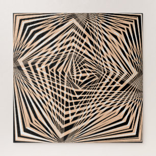 Abstract geometrisch naadloos ontwerp legpuzzel