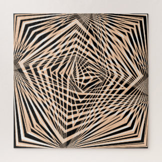 Abstract geometrisch naadloos ontwerp legpuzzel
