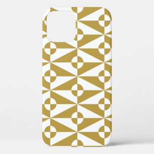 Abstract geometrisch: naadloos patroon iPhone 12 hoesje