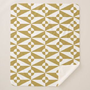 Abstract geometrisch: naadloos patroon sherpa deken