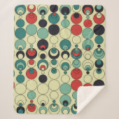 Abstract geometrisch naadloos patroonontwerp. sherpa deken (Voorkant)