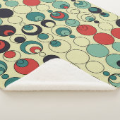 Abstract geometrisch naadloos patroonontwerp. sherpa deken (3/4)