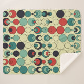 Abstract geometrisch naadloos patroonontwerp. sherpa deken (Voorkant (horizontaal))