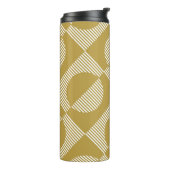 Abstract  geometrisch naadloos thermosbeker (Gedraaid links)