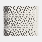 Abstract geometrisch ontwerp fleece deken (Voorkant (Horizontaal))