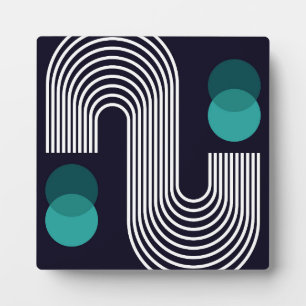 Abstract geometrisch ontwerp fotoplaat