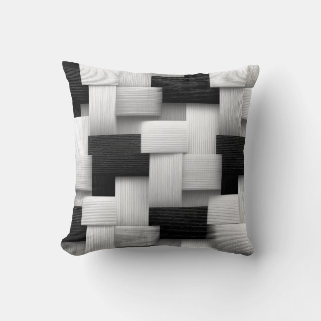 Abstract geometrisch ontwerp kussen (Voorkant)