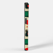 Abstract Geometrisch Ontwerp met Aangepaste Naam Case-Mate iPhone Case (Achterkant / Rechts)