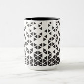 Abstract geometrisch ontwerp mok (Midden)