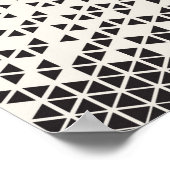 Abstract geometrisch ontwerp poster (Hoek)