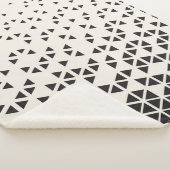 Abstract geometrisch ontwerp sherpa deken (3/4)