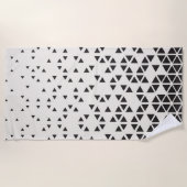 Abstract geometrisch ontwerp strandlaken (Voorkant)