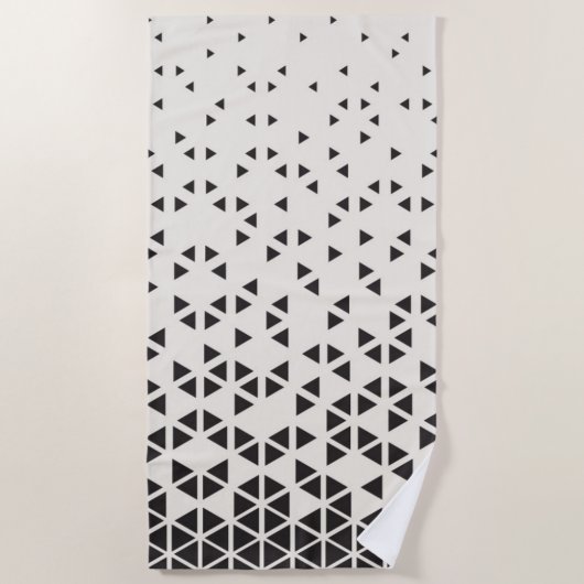 Abstract geometrisch ontwerp strandlaken (Voorkant)