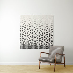Abstract geometrisch ontwerp wandkleed