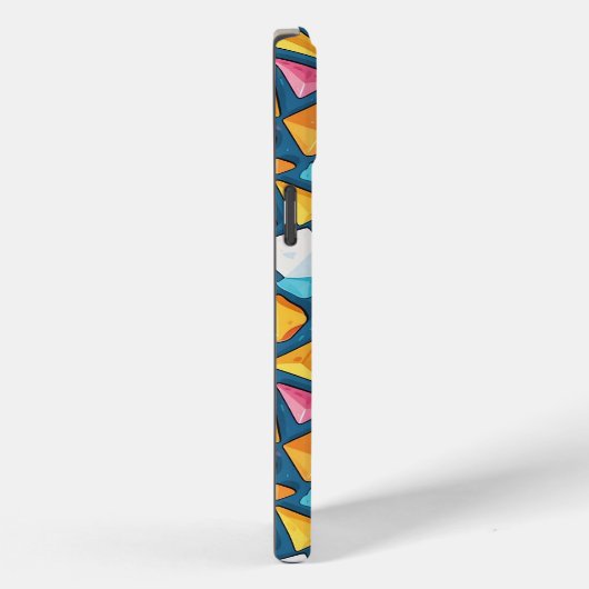 Abstract geometrisch patroon 16 - iPhone Case (Achterkant / Rechts)