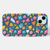 Abstract geometrisch patroon 16 - iPhone Case (Achterkant (horizontaal))