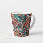 Abstract geometrisch patroon 19 - Latte Mok (Rechterhoek)